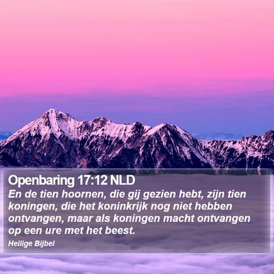 Openbaring 17:12 NLD Bible Verse Image