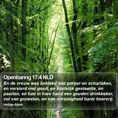 Openbaring 17:4 NLD Bible Verse Image