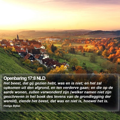 Openbaring 17:8 NLD Bible Verse Image