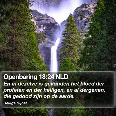 Openbaring 18:24 NLD Bible Verse Image
