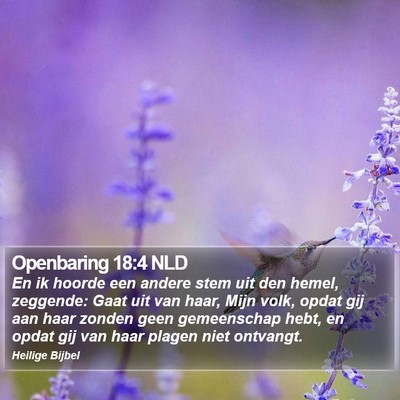 Openbaring 18:4 NLD Bible Verse Image