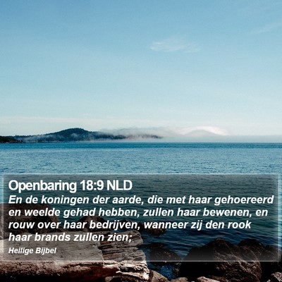 Openbaring 18:9 NLD Bible Verse Image