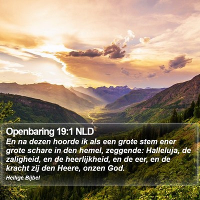 Openbaring 19:1 NLD Bible Verse Image