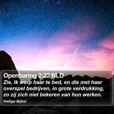 Openbaring 2:22 NLD Bible Verse Image