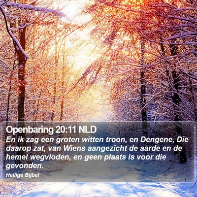 Openbaring 20:11 NLD Bible Verse Image