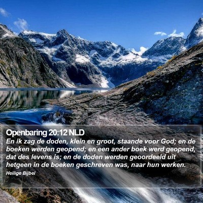 Openbaring 20:12 NLD Bible Verse Image