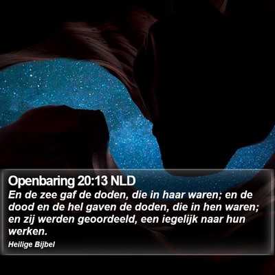 Openbaring 20:13 NLD Bible Verse Image