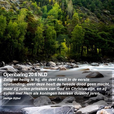Openbaring 20:6 NLD Bible Verse Image