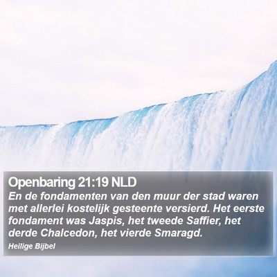 Openbaring 21:19 NLD Bible Verse Image