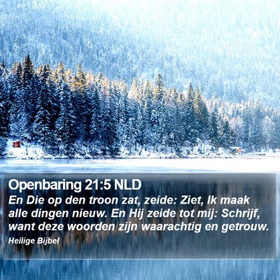 Openbaring 21:5 NLD Bible Verse Image