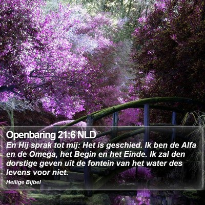 Openbaring 21:6 NLD Bible Verse Image