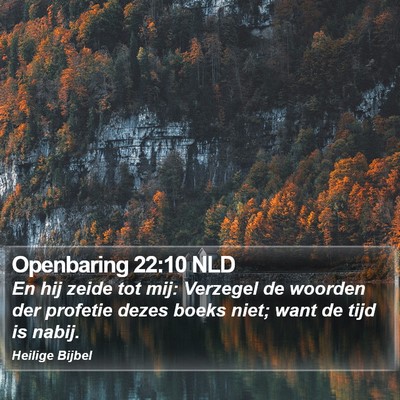 Openbaring 22:10 NLD Bible Verse Image