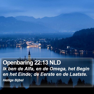 Openbaring 22:13 NLD Bible Verse Image