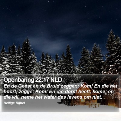 Openbaring 22:17 NLD Bible Verse Image