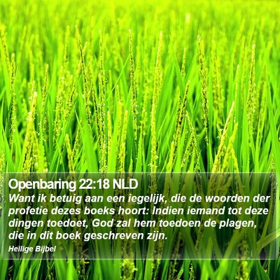 Openbaring 22:18 NLD Bible Verse Image