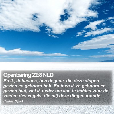 Openbaring 22:8 NLD Bible Verse Image