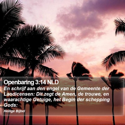 Openbaring 3:14 NLD Bible Verse Image