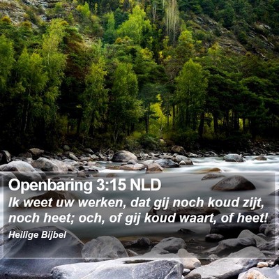 Openbaring 3:15 NLD Bible Verse Image