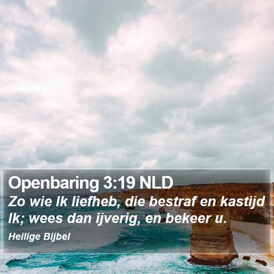 Openbaring 3:19 NLD Bible Verse Image