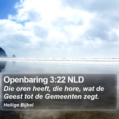 Openbaring 3:22 NLD Bible Verse Image