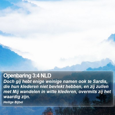 Openbaring 3:4 NLD Bible Verse Image