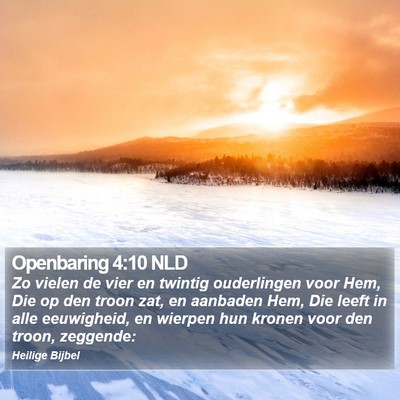 Openbaring 4:10 NLD Bible Verse Image