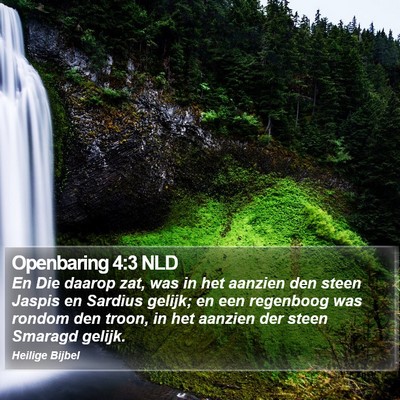 Openbaring 4:3 NLD Bible Verse Image