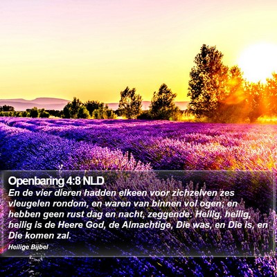 Openbaring 4:8 NLD Bible Verse Image