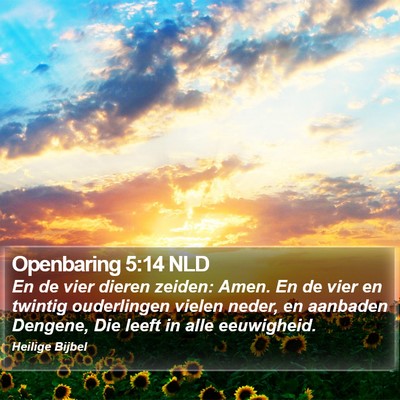 Openbaring 5:14 NLD Bible Verse Image