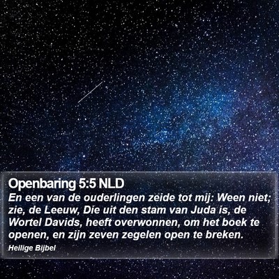 Openbaring 5:5 NLD Bible Verse Image