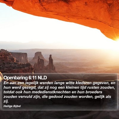 Openbaring 6:11 NLD Bible Verse Image