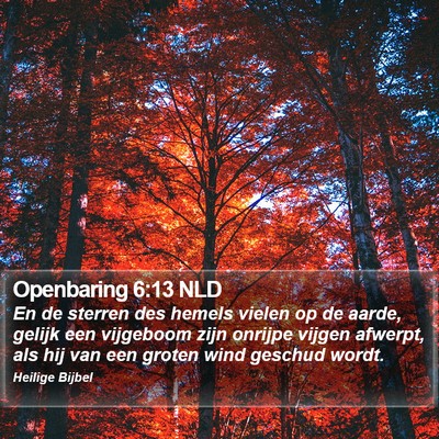 Openbaring 6:13 NLD Bible Verse Image