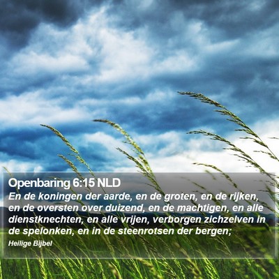 Openbaring 6:15 NLD Bible Verse Image