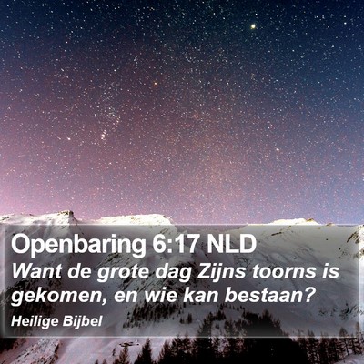 Openbaring 6:17 NLD Bible Verse Image
