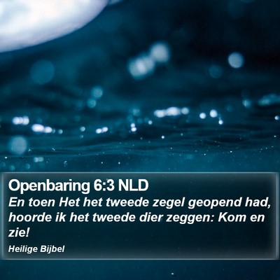 Openbaring 6:3 NLD Bible Verse Image