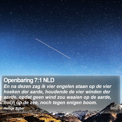 Openbaring 7:1 NLD Bible Verse Image