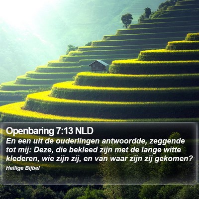 Openbaring 7:13 NLD Bible Verse Image