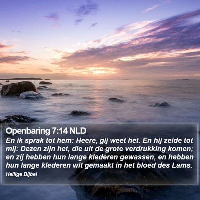 Openbaring 7:14 NLD Bible Verse Image