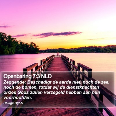 Openbaring 7:3 NLD Bible Verse Image