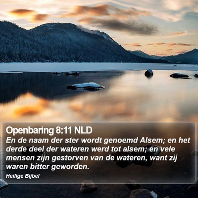 Openbaring 8:11 NLD Bible Verse Image