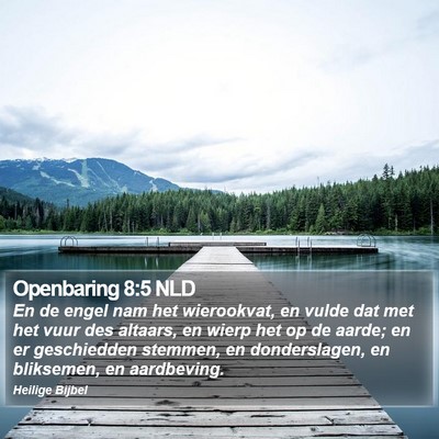 Openbaring 8:5 NLD Bible Verse Image