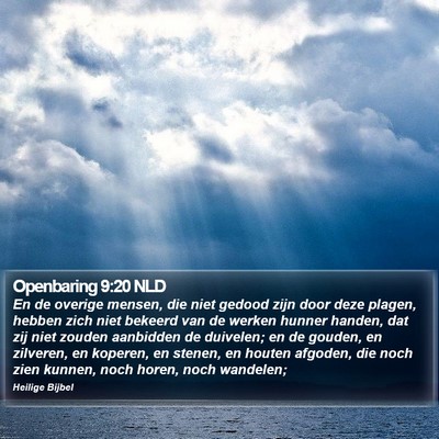 Openbaring 9:20 NLD Bible Verse Image