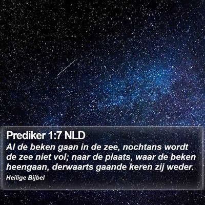 Prediker 1:7 NLD Bible Verse Image