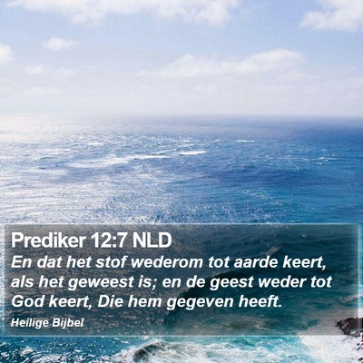 Prediker 12:7 NLD Bible Verse Image
