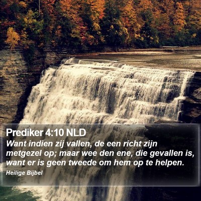 Prediker 4:10 NLD Bible Verse Image
