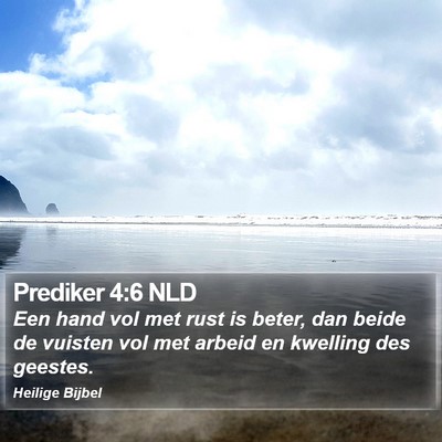 Prediker 4:6 NLD Bible Verse Image