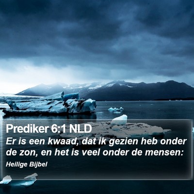 Prediker 6:1 NLD Bible Verse Image