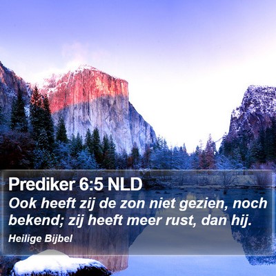 Prediker 6:5 NLD Bible Verse Image