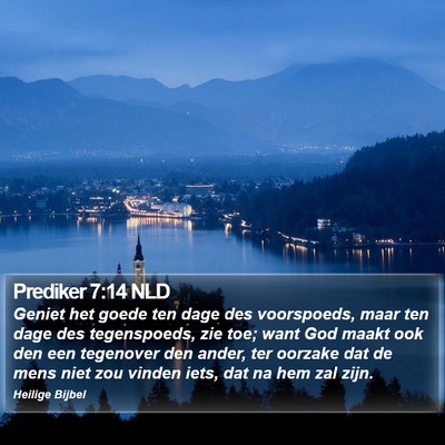 Prediker 7:14 NLD Bible Verse Image