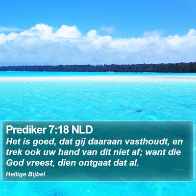 Prediker 7:18 NLD Bible Verse Image